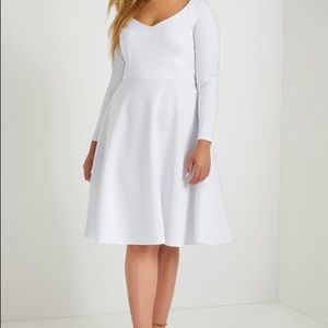 White Eloquii dress